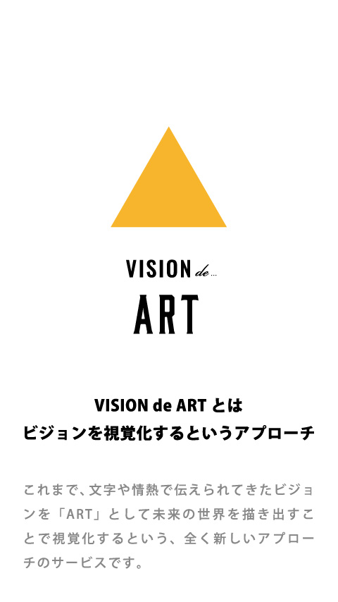 VISION de ARTとはビジョンを視覚化するというアプローチ